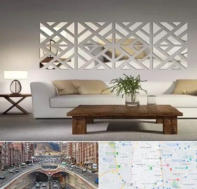 فروش آینه دکوراتیو در منطقه 10 تهران 