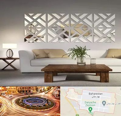 فروش آینه دکوراتیو در بهارستان