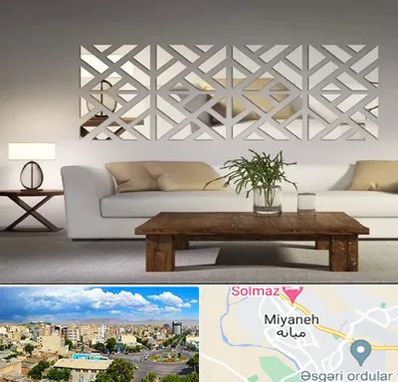 فروش آینه دکوراتیو در میانه