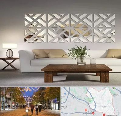 فروش آینه دکوراتیو در ولیعصر ارومیه