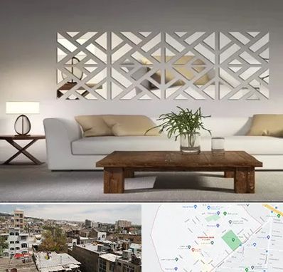 فروش آینه دکوراتیو در شمیران نو 