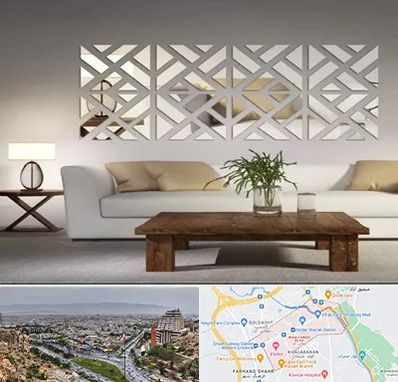 فروش آینه دکوراتیو در معالی آباد شیراز 