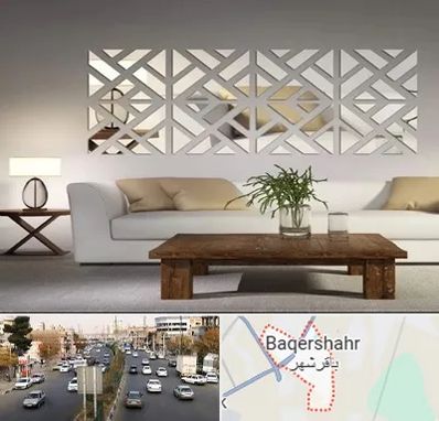 فروش آینه دکوراتیو در باقرشهر