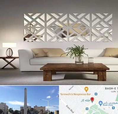 فروش آینه دکوراتیو در فلکه گاز شیراز 