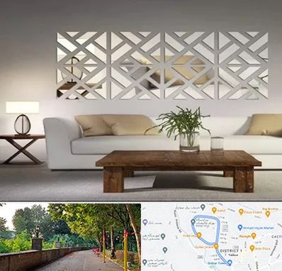 فروش آینه دکوراتیو در فلکه گاز رشت 