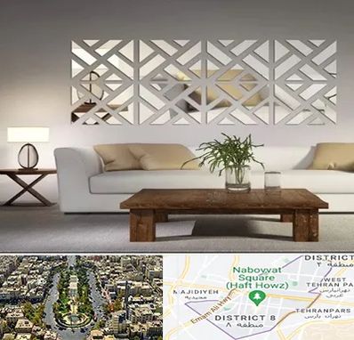 فروش آینه دکوراتیو در نارمک 