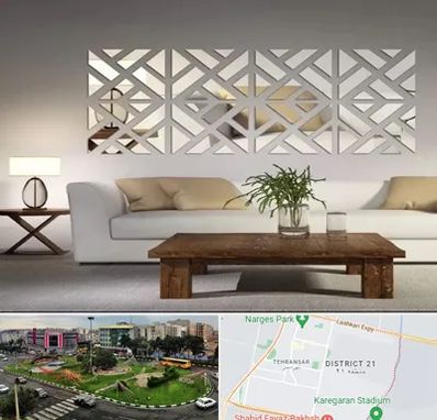 فروش آینه دکوراتیو در تهرانسر 