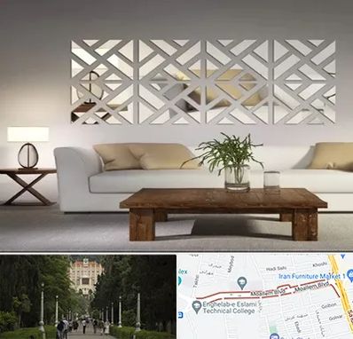 فروش آینه دکوراتیو در بلوار معلم رشت 