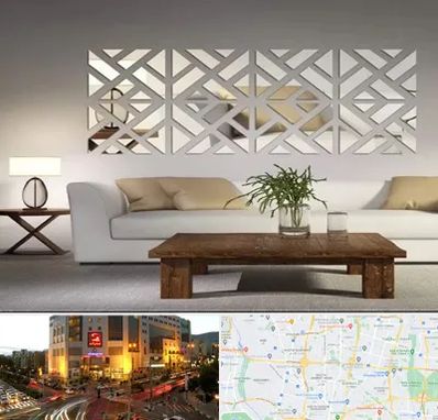 فروش آینه دکوراتیو در جنت آباد تهران 