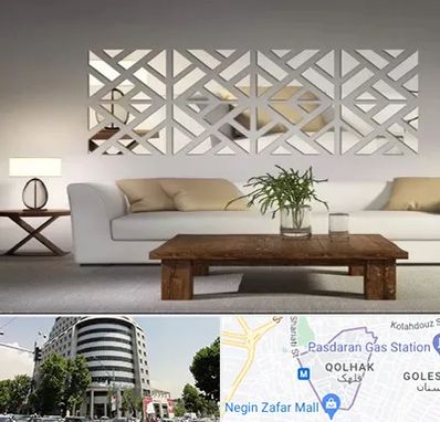 فروش آینه دکوراتیو در قلهک 