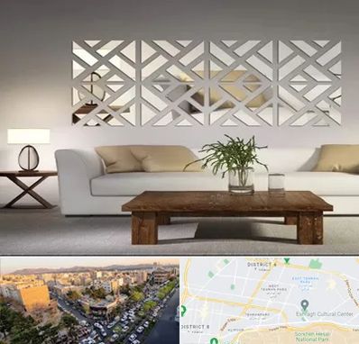 فروش آینه دکوراتیو در تهرانپارس 