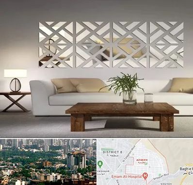 فروش آینه دکوراتیو در عظیمیه کرج 