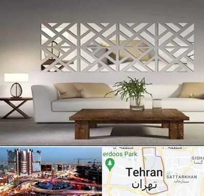 فروش آینه دکوراتیو در صادقیه 