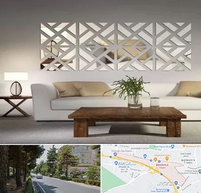 فروش آینه دکوراتیو در مهرویلا کرج 