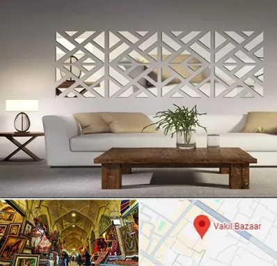 فروش آینه دکوراتیو در بازار وکیل شیراز