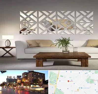 فروش آینه دکوراتیو در بلوار سجاد مشهد 