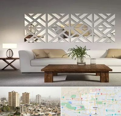 فروش آینه دکوراتیو در منطقه 5 تهران 