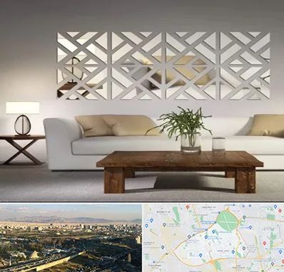 فروش آینه دکوراتیو در منطقه 19 تهران 