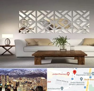 فروش آینه دکوراتیو در جردن 