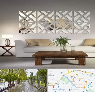 فروش آینه دکوراتیو در خیابان ارم شیراز 