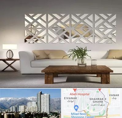 فروش آینه دکوراتیو در شهرک غرب 