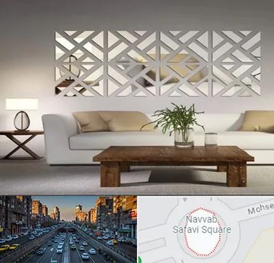 فروش آینه دکوراتیو در نواب 