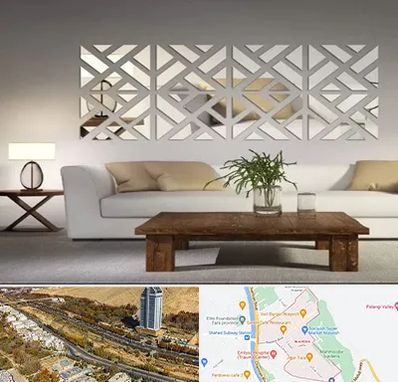 فروش آینه دکوراتیو در خیابان نیایش شیراز 