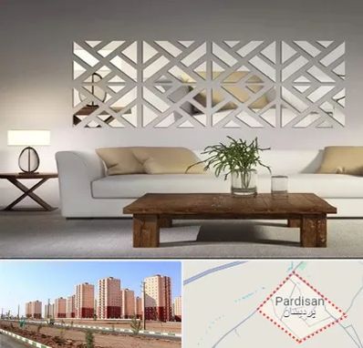 فروش آینه دکوراتیو در پردیسان قم