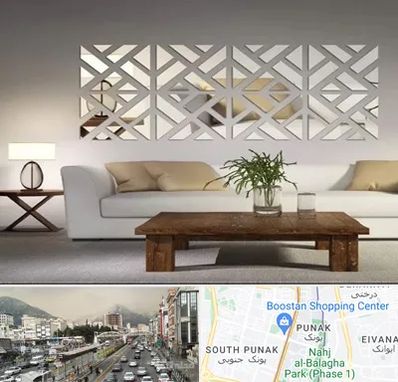 فروش آینه دکوراتیو در پونک 