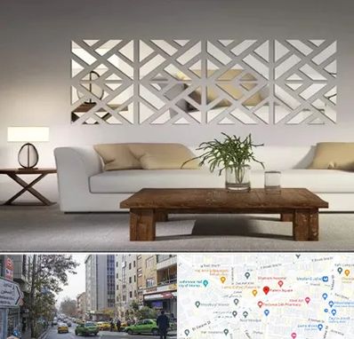 فروش آینه دکوراتیو در فاطمی 