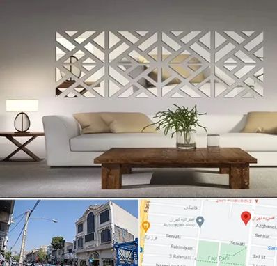 فروش آینه دکوراتیو در افسریه 