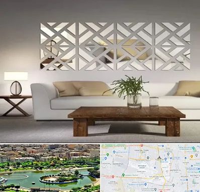 فروش آینه دکوراتیو در منطقه 9 تهران 