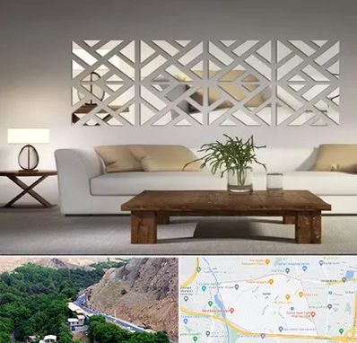 فروش آینه دکوراتیو در کن 