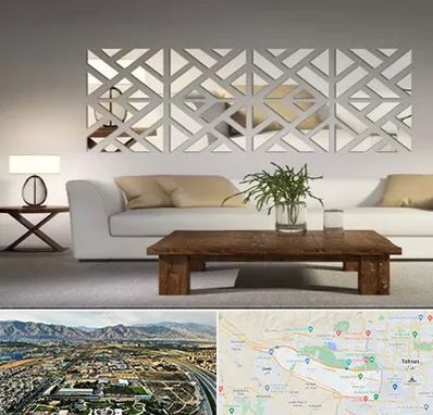 فروش آینه دکوراتیو در منطقه 21 تهران 