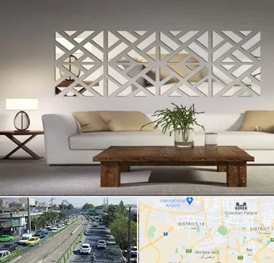 فروش آینه دکوراتیو در جنوب تهران 