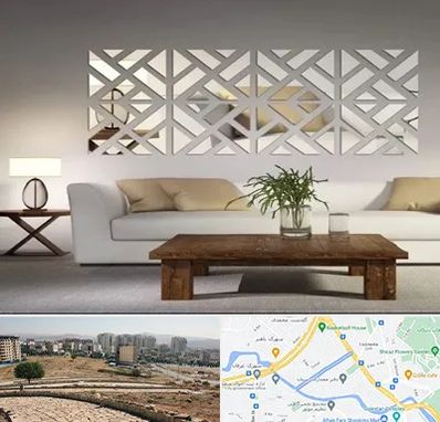 فروش آینه دکوراتیو در کوی وحدت شیراز 