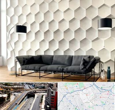 دیوارپوش فومی سه بعدی در ستارخان شیراز 