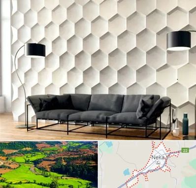 دیوارپوش فومی سه بعدی در نکا