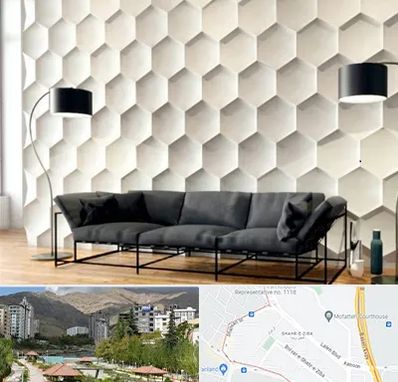 دیوارپوش فومی سه بعدی در شهر زیبا 