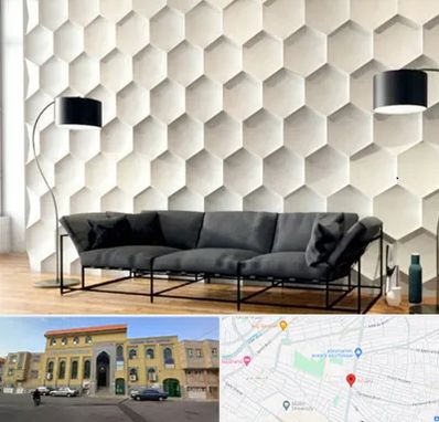 دیوارپوش فومی سه بعدی در زنبیل آباد قم