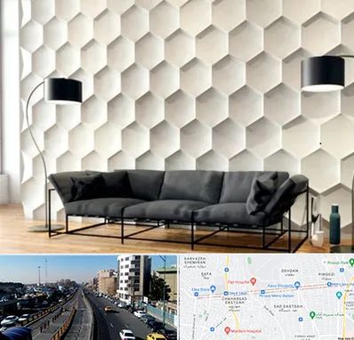 دیوارپوش فومی سه بعدی در پیروزی 