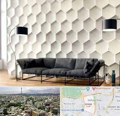 دیوارپوش فومی سه بعدی در گیشا 