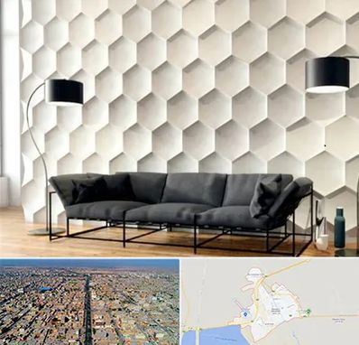 دیوارپوش فومی سه بعدی در بندر ماهشهر