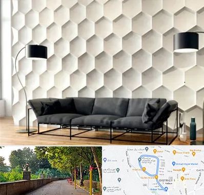 دیوارپوش فومی سه بعدی در بلوار گیلان رشت 