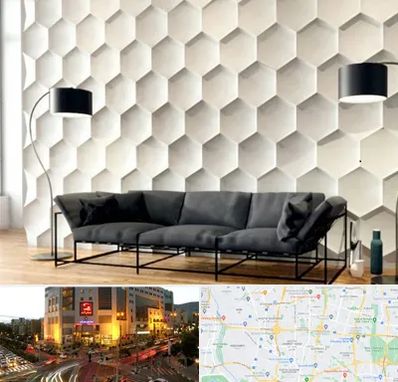 دیوارپوش فومی سه بعدی در جنت آباد تهران 