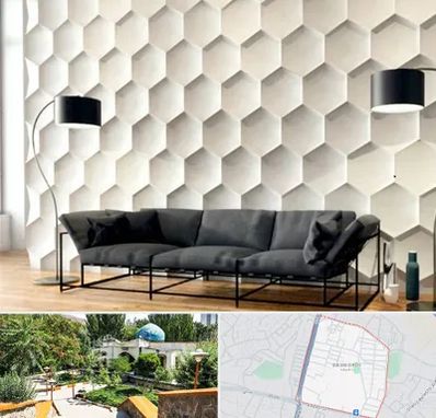 دیوارپوش فومی سه بعدی در باغمیشه تبریز