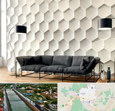 دیوارپوش فومی سه بعدی در مراغه