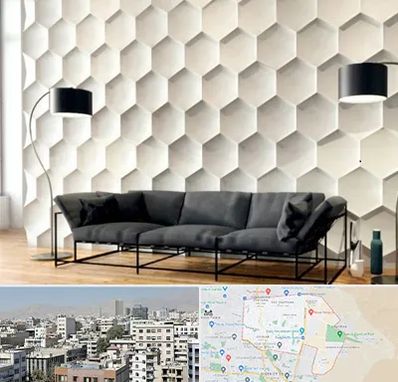 دیوارپوش فومی سه بعدی در منطقه 14 تهران 