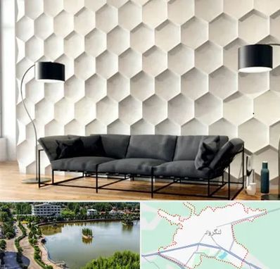 دیوارپوش فومی سه بعدی در لنگرود