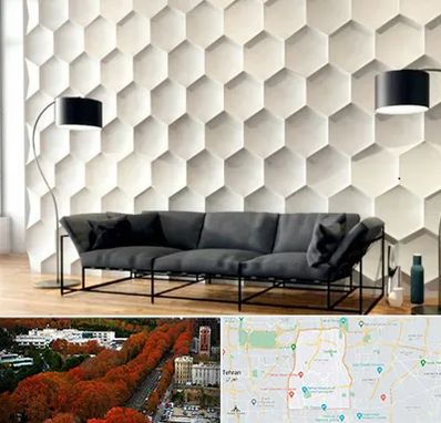 دیوارپوش فومی سه بعدی در منطقه 6 تهران 